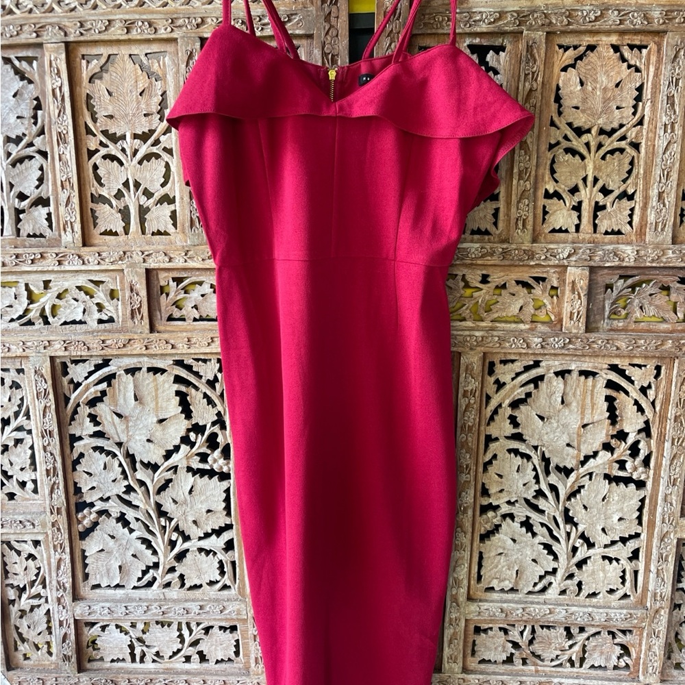 Red midi Dress